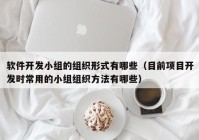 软件开发小组的组织形式有哪些（目前项目开发时常用的小组组织方法有哪些）