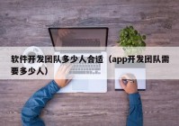 软件开发团队多少人合适（app开发团队需要多少人）