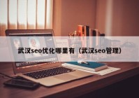 武汉seo优化哪里有（武汉seo管理）