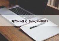 海兴seo优化（seo_seo技术）